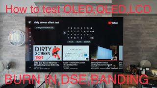 How to test OLEDQLEDLED for BURN INDSEBANDING  upcoming content [upl. by Aidualk567]