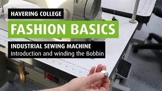 HOW TO Wind a bobbin on an Industrial Sewing Machine [upl. by Wharton103]