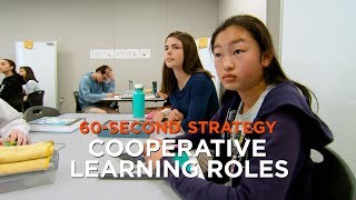 60 SecondStrategy Cooperative Learning Roles [upl. by Bertha]