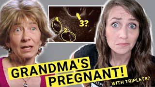 ObGyn Reacts 55yo Pregnant with Triplet GRANDKIDS  Strange Pregnancies [upl. by Llehsram751]