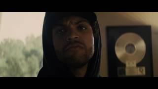 Straight Outta Compton 2015  Ice Cube Trashes Priority Records Scene [upl. by Aerdna]