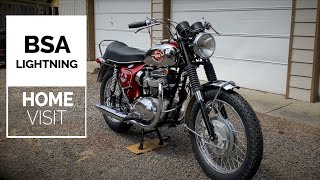 Original 1969 BSA Lightning 650cc Motorcycle [upl. by Ahsinna]