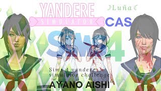 The Sims 4 Yandere Simulator Challenge  CAS  Ayano AishiYandere [upl. by Nedry]