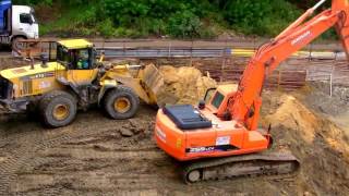 Bagger arbeiten  Großbaustelle [upl. by Titos]