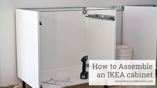 How to Assemble an IKEA SEKTION Base Cabinet [upl. by Euqinu208]