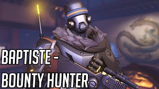 Baptiste quotBounty Hunterquot Skin Showcase  Overwatch 2 [upl. by Skippie]